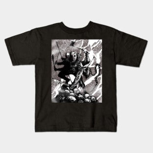 3 Headed Jason Kids T-Shirt